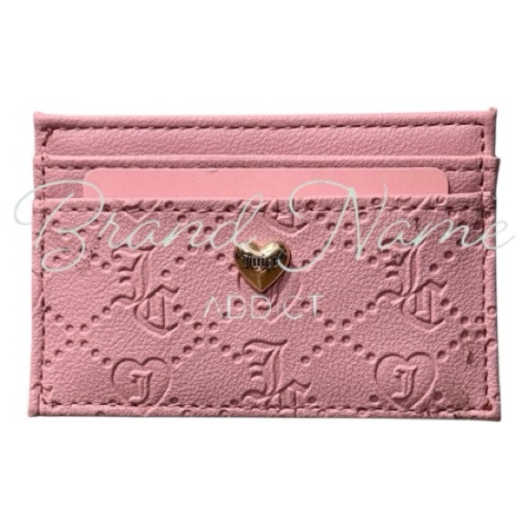 Juicy Couture Accessories - Juicy Couture Pink Quilted Card Holder Wallet